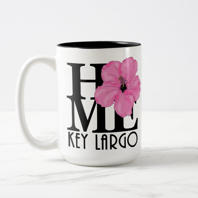 HOME Key Largo 15oz Two-Tone Coffee Mug (Left)
