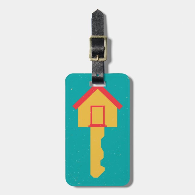 home key luggage tag (Front Vertical)