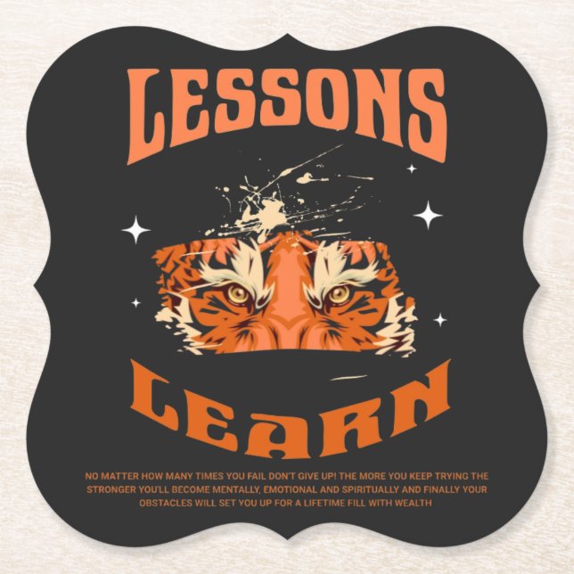 Home/Kitchen Resilient Gorilla Paper Coaster (Front)