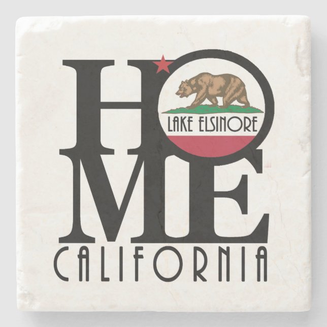 HOME Lake Elsinore Stone Coaster (Front)