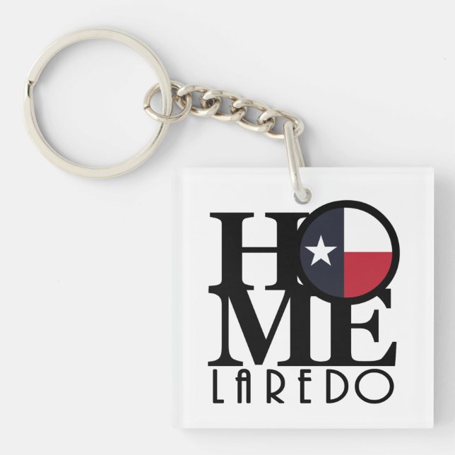 HOME Laredo Texas Key Ring (Front)