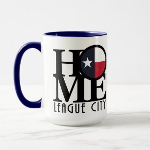 HOME League City Texas 15oz Mug