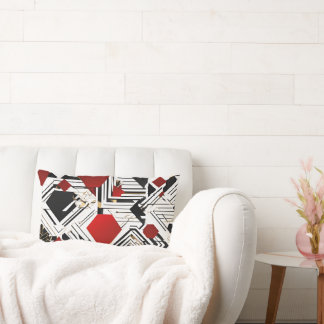 Home & Living Geometric Lumbar Cushion