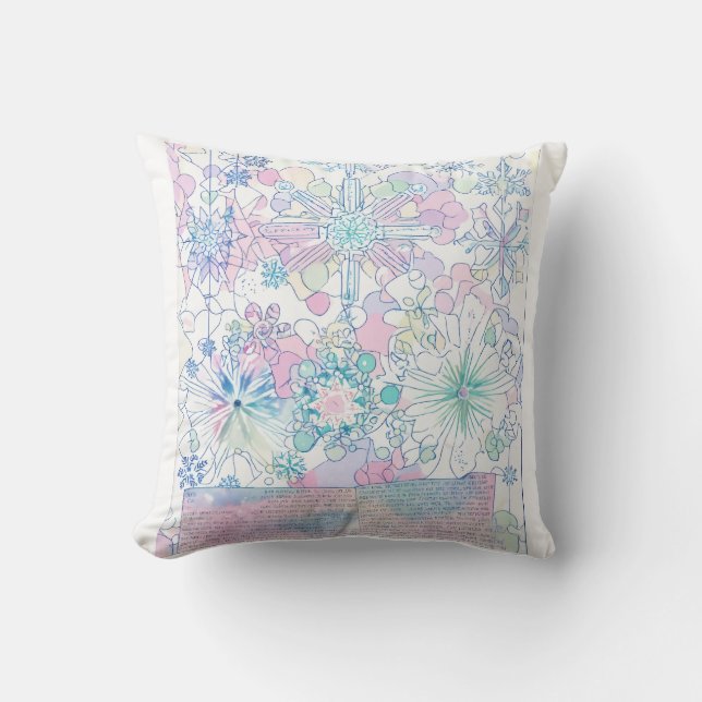 Home Living pillows printed design  (Front)