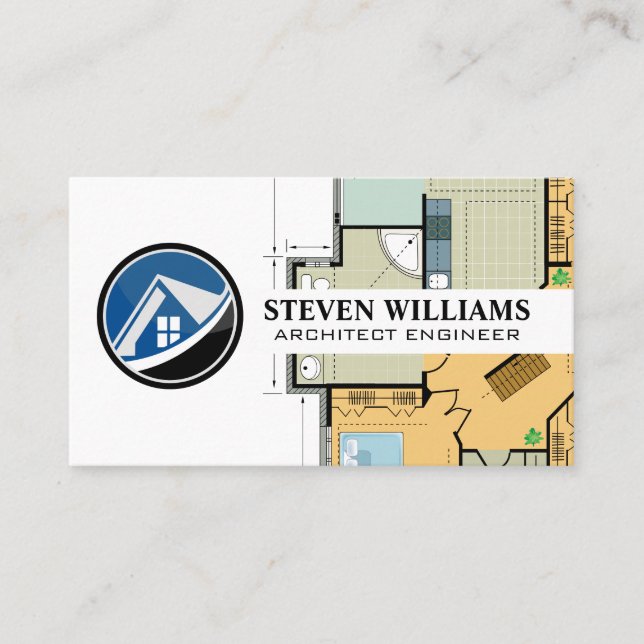 Home Logo | Blueprint Schematics  Business Card (Front)