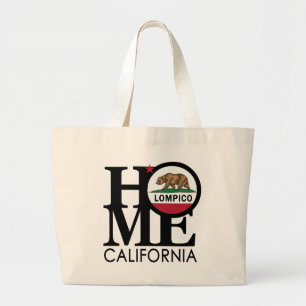 HOME Lompico CA Large Tote Bag