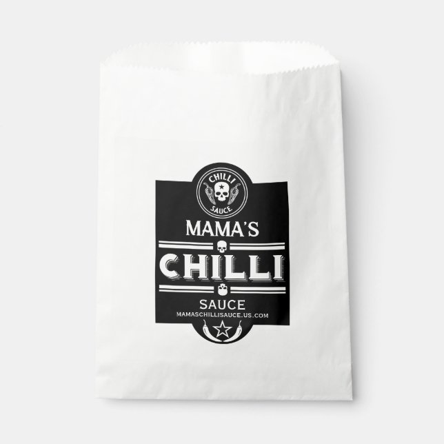 Home Made Chilli Sauce Favour Bag (Front)