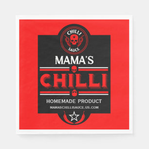 Home Made Chilli Sauce Napkin