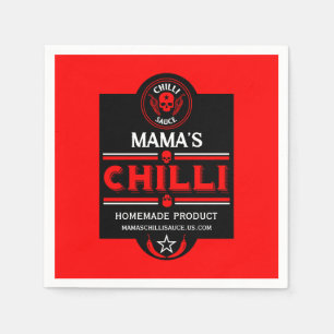 Home Made Chilli Sauce Napkin