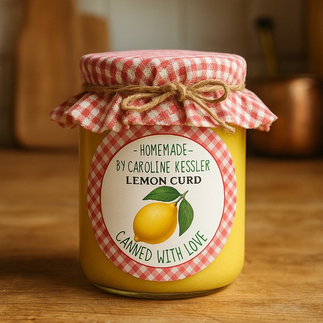 Home Made Lemon Curd Canning Label Sheet (Creator Uploaded)