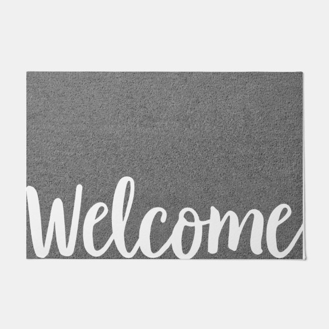 Home Mats Unique Welcome Mats Home Decor - Grey (Front)
