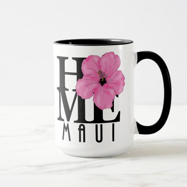 HOME Maui Pink 15oz Mug (Right)