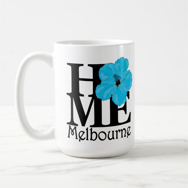 HOME Melbourne Blue Coffee Mug (Left)
