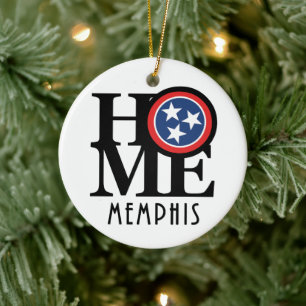HOME Memphis Ceramic Ornament