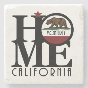HOME Monterey California Stone Coaster