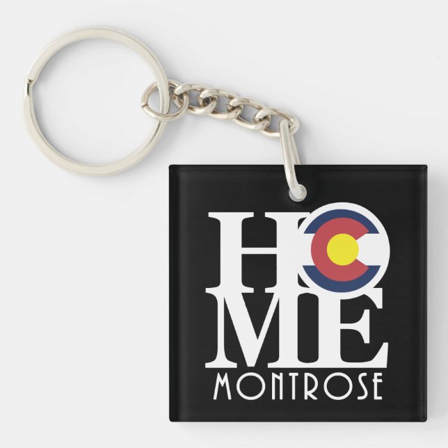 HOME Montrose Colorado Key Ring (Front)