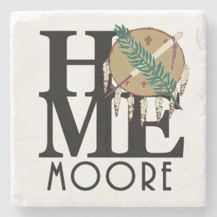HOME Moore Oklahoma Stone Coaster