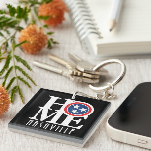 HOME Nashville Tennessee Key Ring