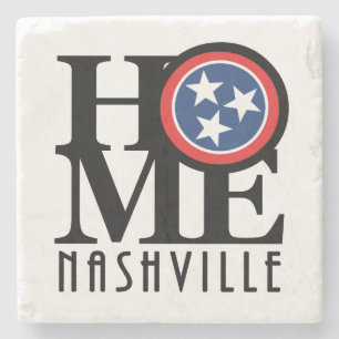 HOME Nashville Tennessee Stone Coaster