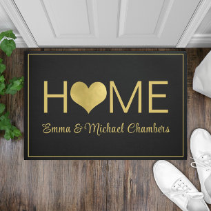 Home Newlyweds Name Married Couple Doormat