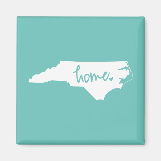 Home North Carolina Custom Colour Magnet (Front)