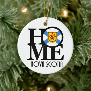 HOME Nova Scotia Ceramic Ornament