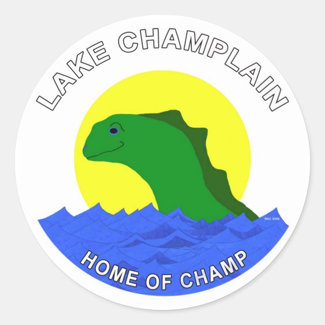 Home of Champ! Classic Round Sticker (Front)