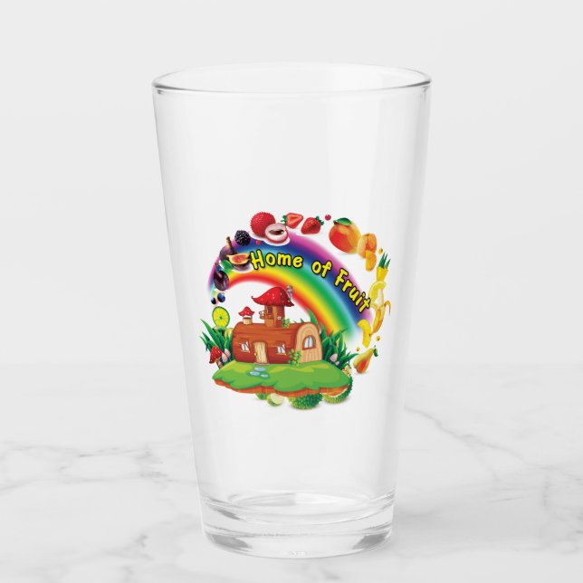 Home of Fruit Drinkware Glass (Front)