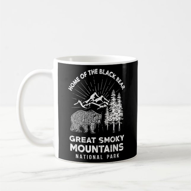 Home Of The Black Bear Great Smoky Mountains Natio Coffee Mug (Left)