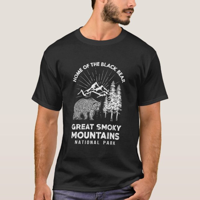 Home Of The Black Bear Great Smoky Mountains Natio T-Shirt (Front)