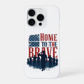 Home of the Brave Salute Tee iPhone 16 Pro Case