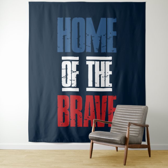 Home of the brave tapestry (In Situ)