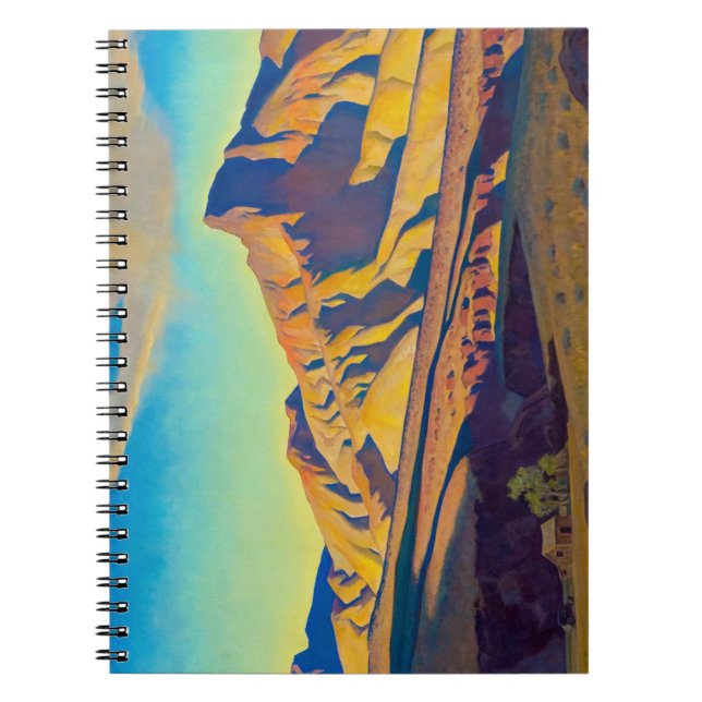 Home of the Desert Rat by Maynard Dixon Notebook (Front)