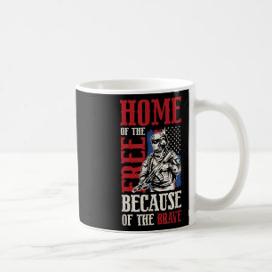 Home Of The Free Because Of The Brave Memorial Coffee Mug