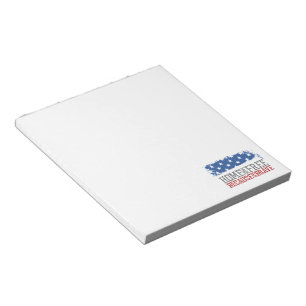 Home of the free because of the brave USA Flag Notepad