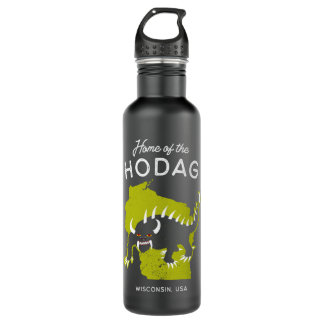 Home of the Hodag - Wisconsin, USA Cryptid Pullove 710 Ml Water Bottle