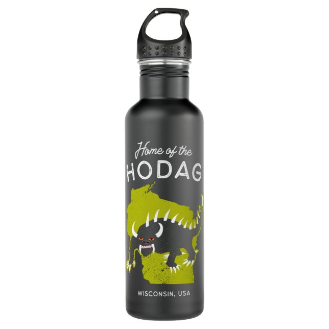 Home of the Hodag - Wisconsin, USA Cryptid Pullove 710 Ml Water Bottle (Front)
