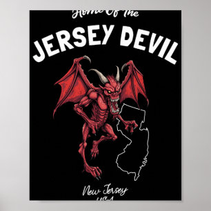 Home Of The Jersey Devil New Jersey Usa Cryptid Poster