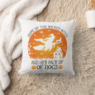 Home Of The Wicked Witch And Her Pack Of Dogs Cool Cushion