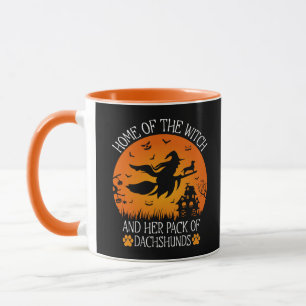 Home Of The Witch And Her Pack Of Dachshunds Cool Mug