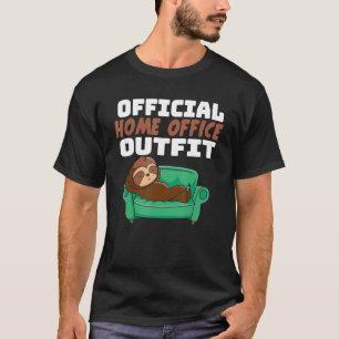 Home Office Home Alone Office Humour Home Office T-Shirt