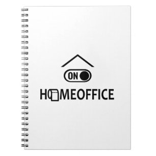 Home office on - Homeoffice on Notebook