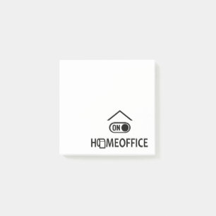 Home office on - Homeoffice on Post-it Notes