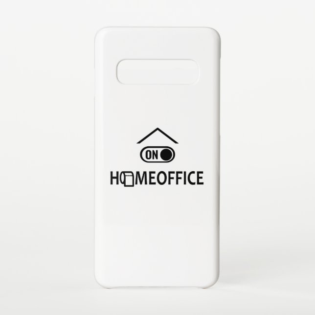 Home office on - Homeoffice on Samsung Galaxy Case (Back)