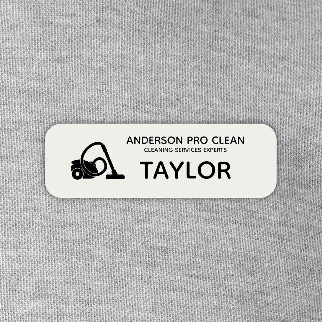 Home & Office Pro Cleaning  Name Tag (Creator Uploaded)