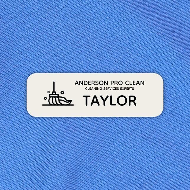 Home & Office Pro Cleaning  Name Tag (Creator Uploaded)