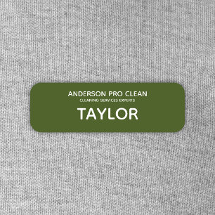 Home & Office Pro Cleaning  Name Tag