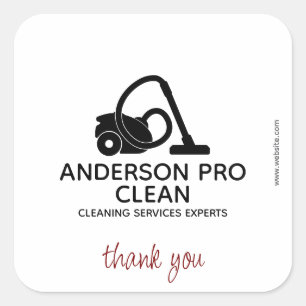 Home & Office Pro Cleaning  Square Sticker