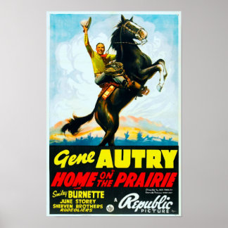 Home on the Prairie Vintage Movie Poster