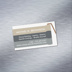 Home Painter Simple Roll Magnetic Business Card